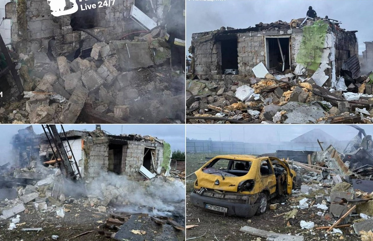 На Фастівщині внаслідок атаки дронів постраждали п’ятеро людей, серед них троє дітей