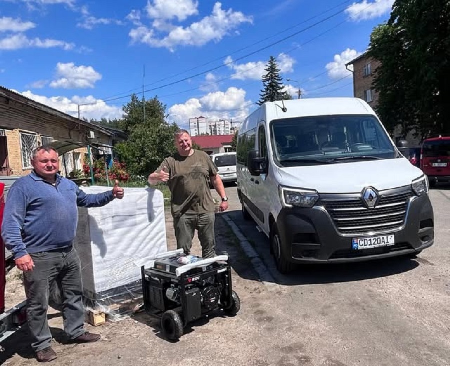 Два генератори для Коцюбинського: громада отримала підтримку партнерів