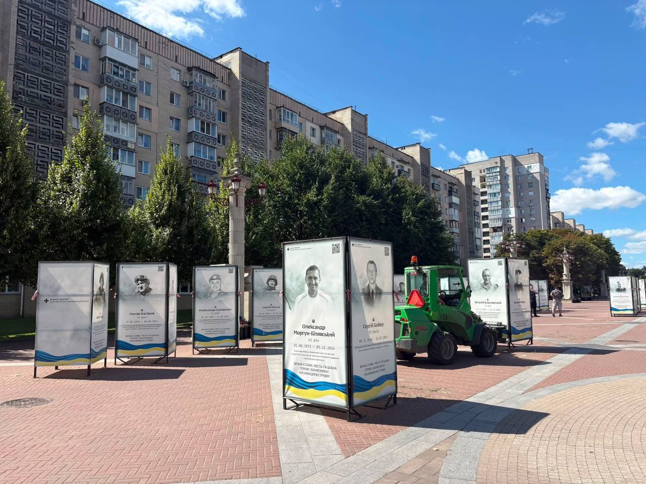 Ірпінь увічнює пам’ять Героїв: завершено реконструкцію Алеї захисників