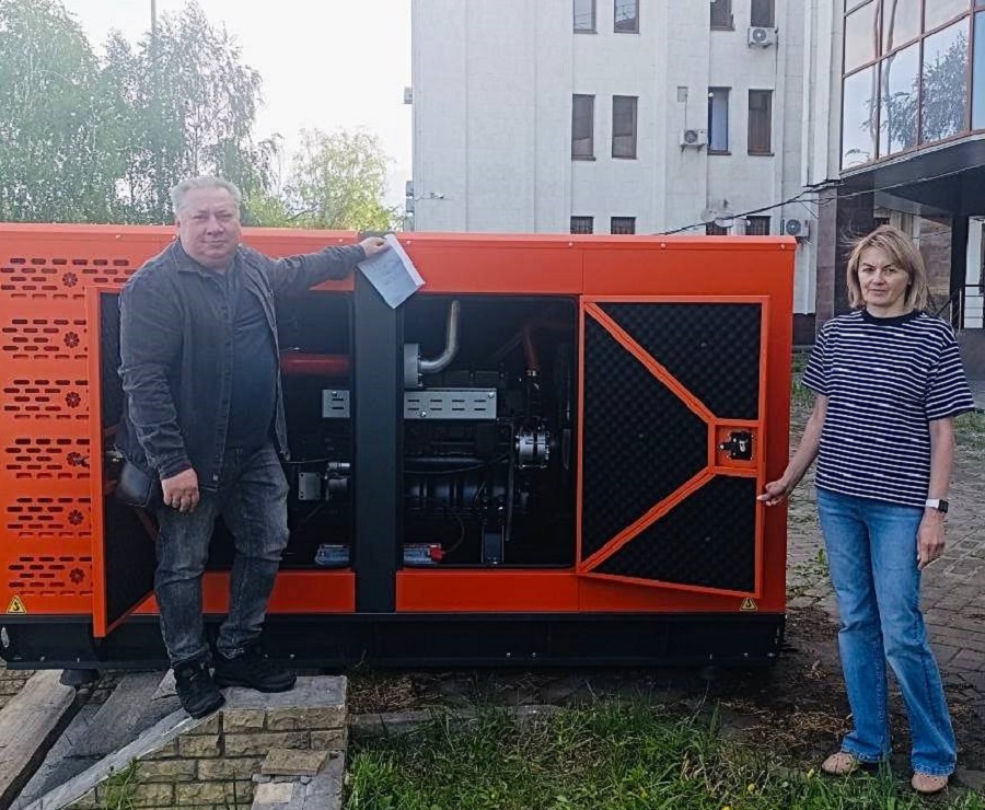Бровари отримали генератор від партнерів із німецького Ерлангена