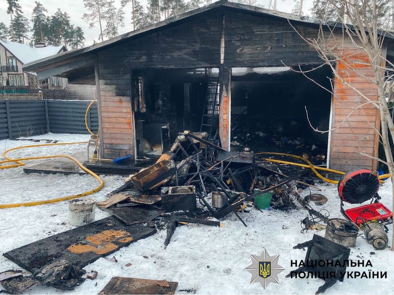 У Бучанському районі під час пожежі в приватному будинку загинула літня жінка