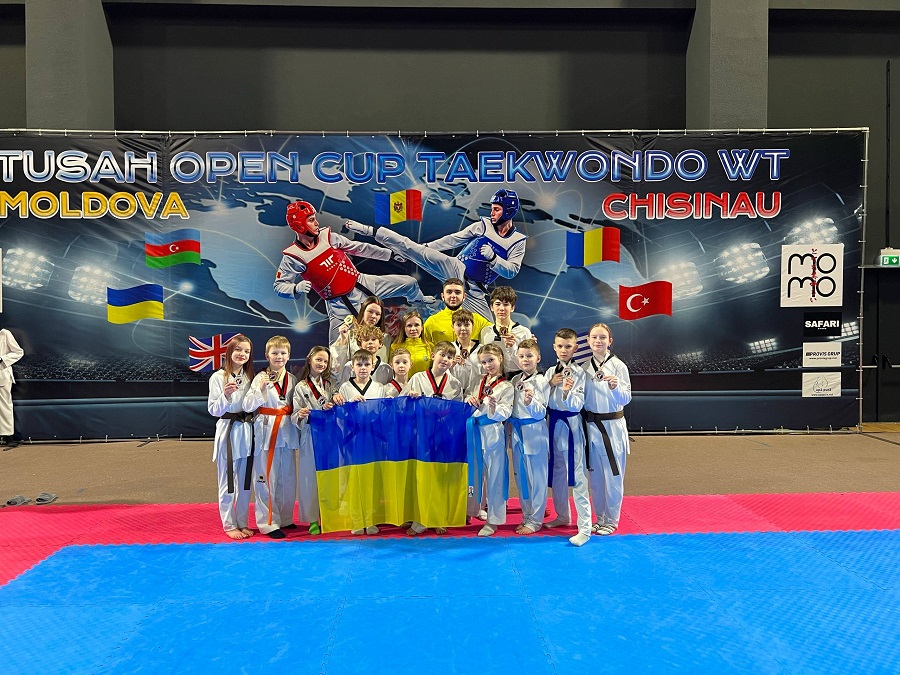 Команда Taekwondo EMPIRE з Бучі здобула «бронзу» міжнародного турніру в Молдові