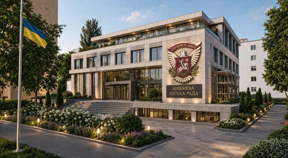 Нову міськраду у Вишневому проєктуватимуть без конкурсу: на концепцію інтер'єру витратять 1,49 млн грн