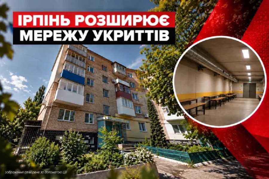 В Ірпені планують облаштувати укриття у підвалах старих будинків