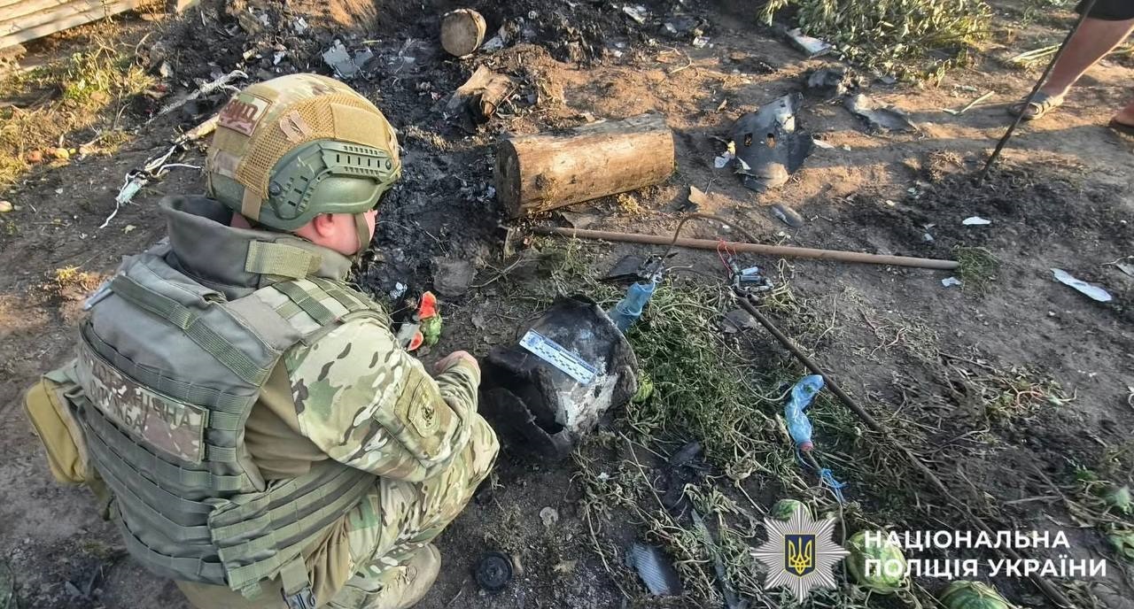 На Бориспільщині поліцейські знешкодили бойову частину російського безпілотника