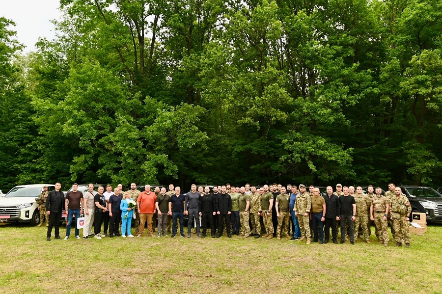 Громади Київщини спільно передали допомогу військовим 114-ї бригади ТрО (ФОТО)