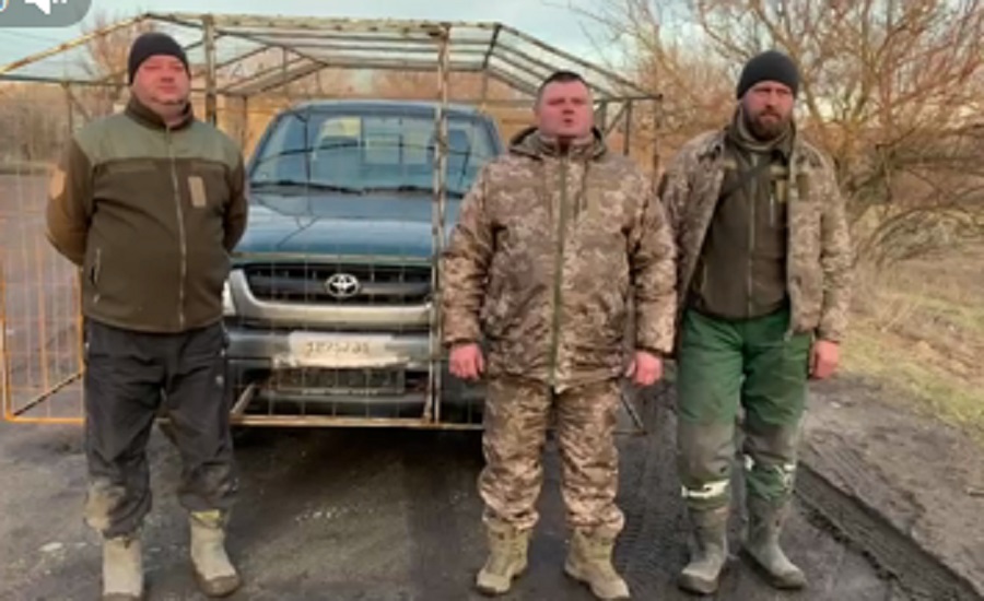 Бучанська громада підсилила 32-гу бригаду: на фронт передали укріплений пікап Toyota Hilux