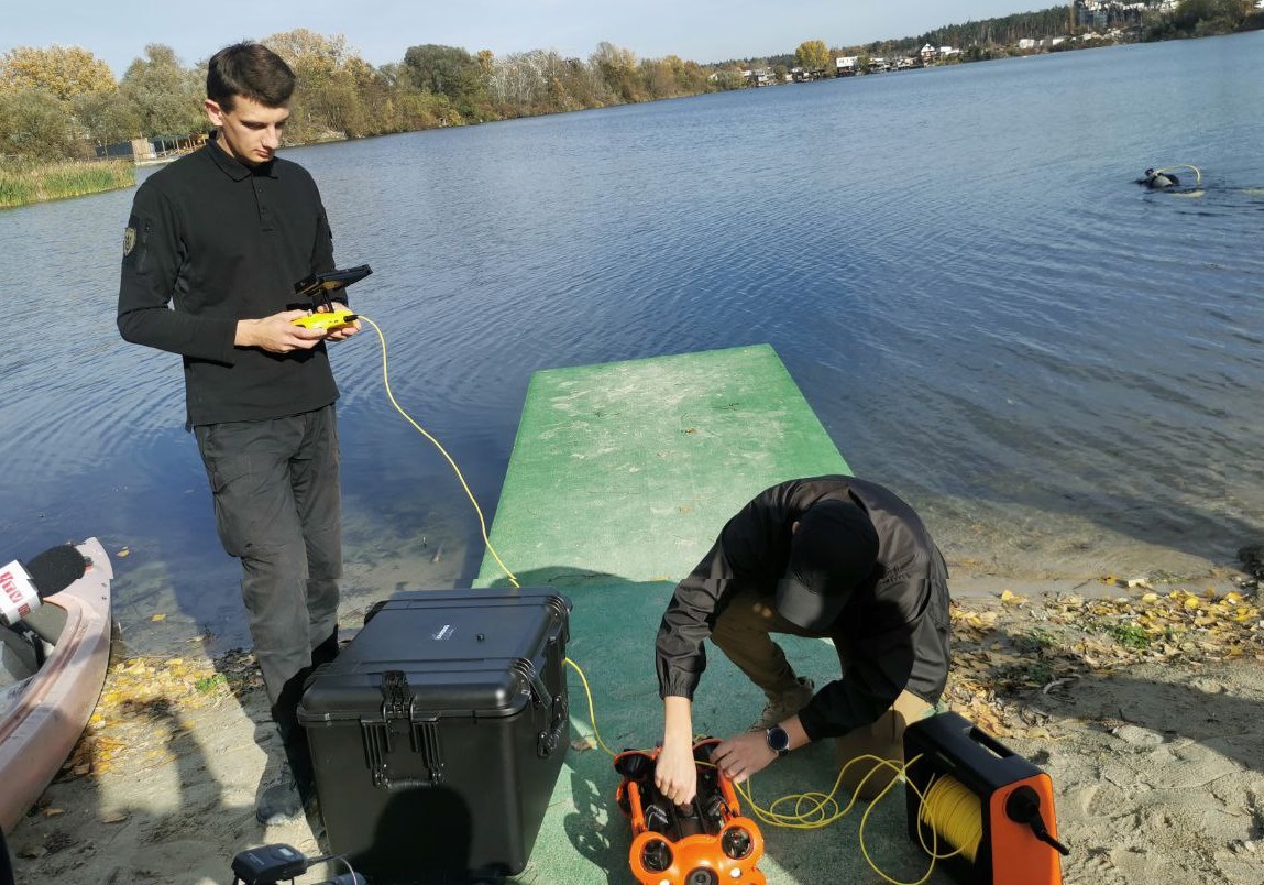 Ірпінські сапери розміновуватимуть водойми громади підводним дроном