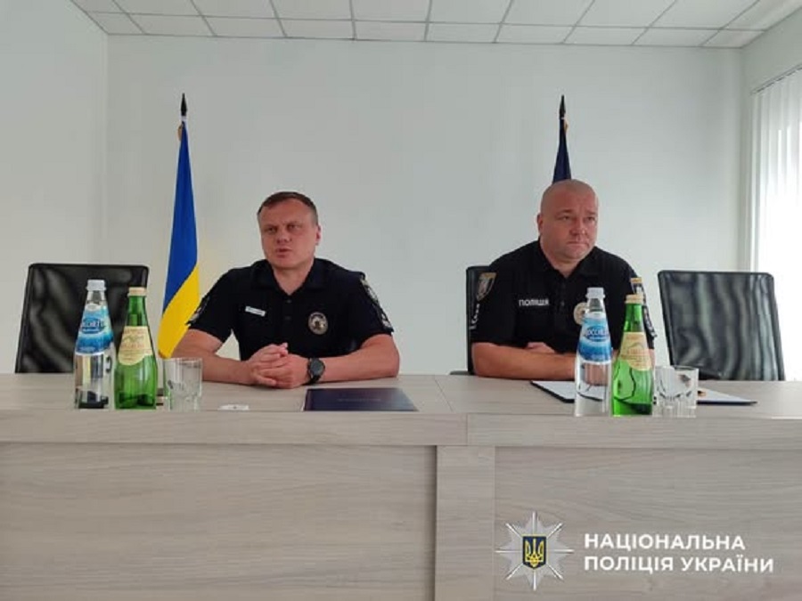 Начальник поліції Київської області Андрій Рубель представив нового керівника поліції Фастівського району