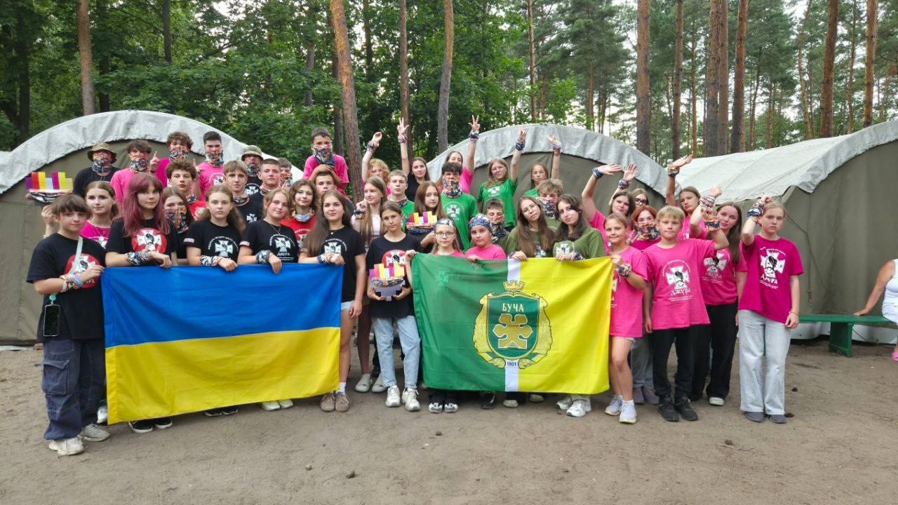Діти з Бучанської громади взяли участь у міжнародному харцерському таборі