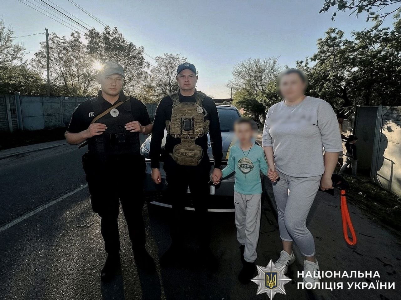 На Київщині поліцейські за пів години розшукали зниклого 9-річного хлопчика