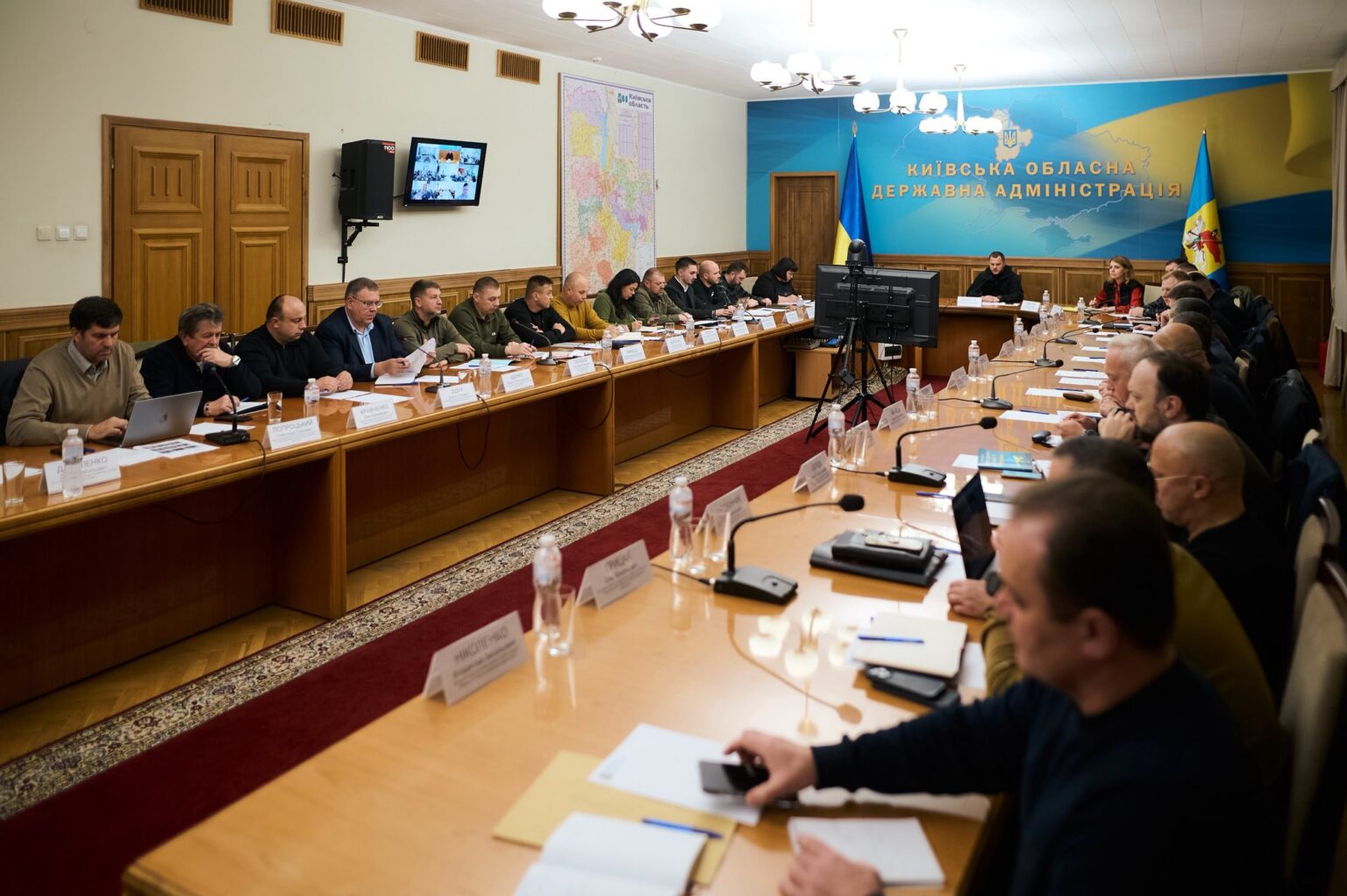 Відбулось чергове засідання оперативного штабу Ради оборони Київщини