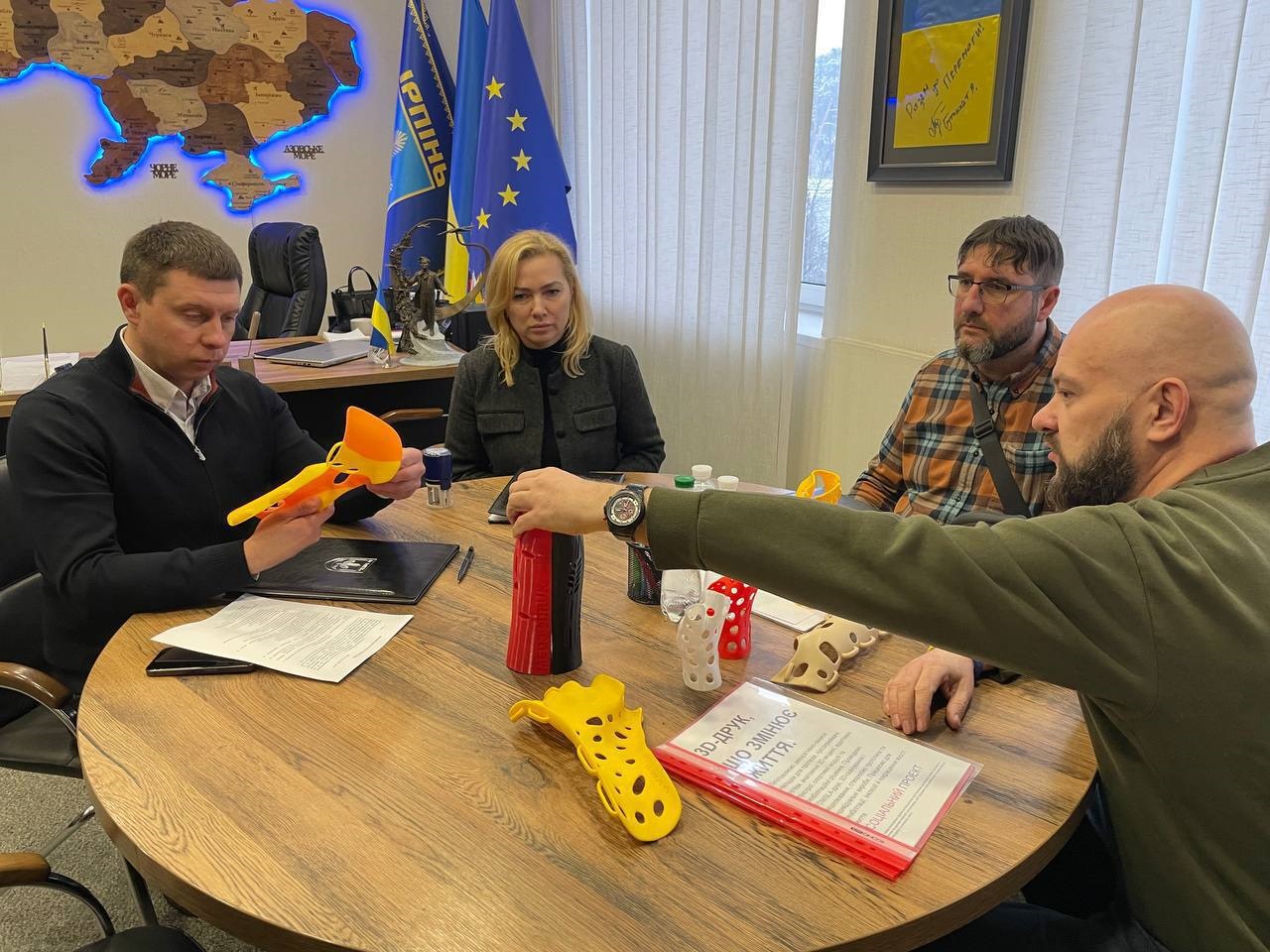 В Ірпені підписали меморандум про підтримку ветеранів із використанням медичного 3D-друку