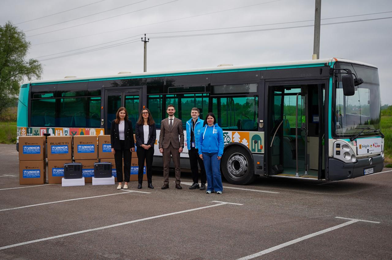 Київщина посилює роботу "Автобусів незламності" за підтримки УВКБ ООН