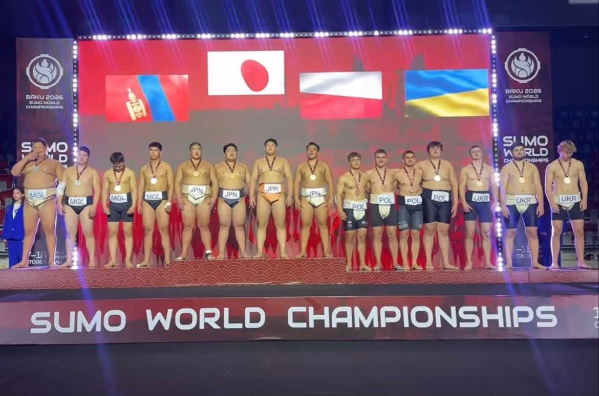 Спортсмени з Білоцерківщини здобули дві бронзи на чемпіонаті світу із сумо