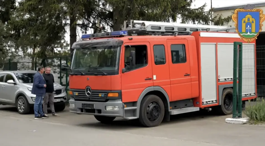 Міжнародні партнери передали Княжичам пожежний автомобіль