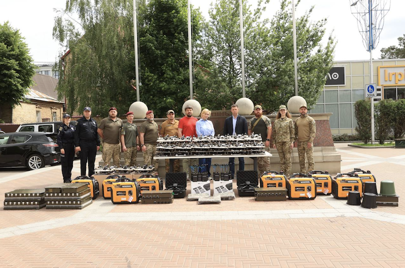 Ірпінська громада передала військове обладнання на 5,1 млн грн