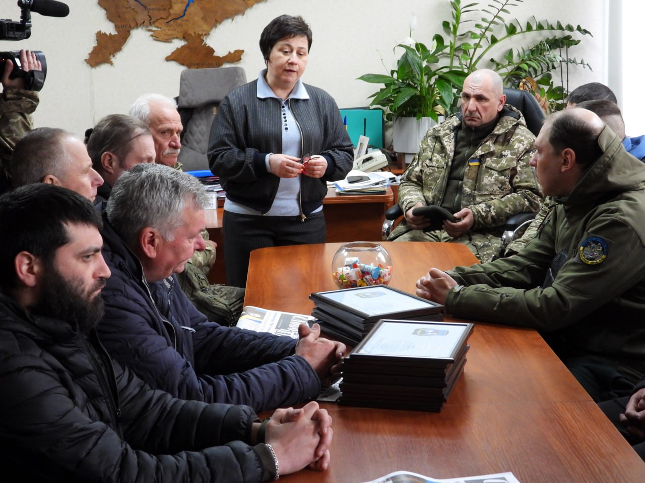 Добровольців ДФТГ Білоцерківщини відзначили за мужність і підтримали технікою (ФОТО)