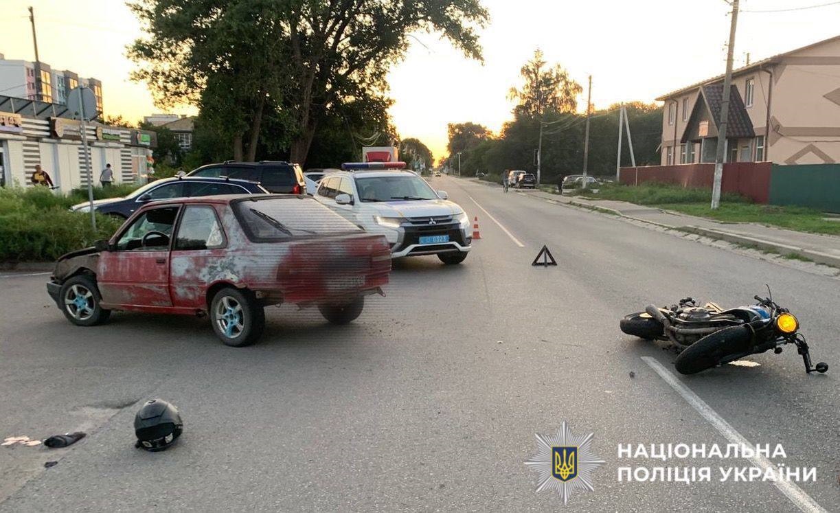 На Броварщині сталася ДТП з потерпілим