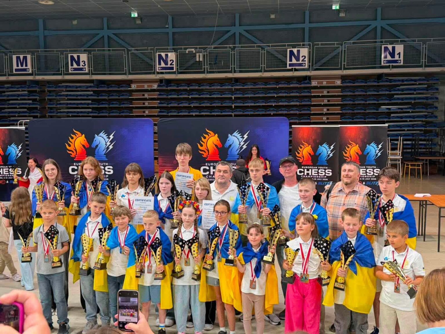 Шахістки з Київщини здобули золото та два срібла на чемпіонаті Європи