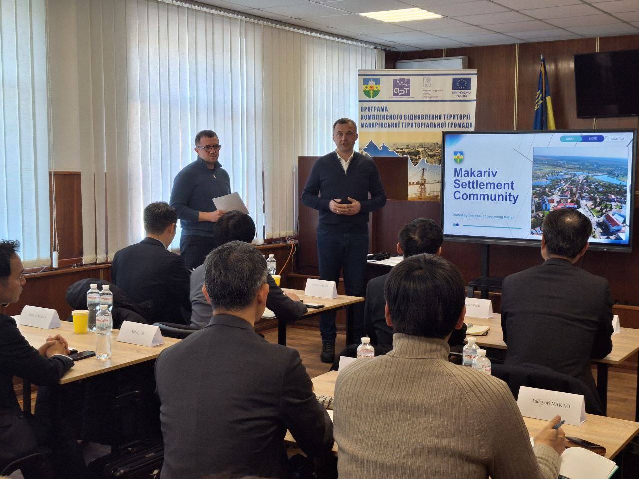 Японська урядова делегація відвідала Макарівську громаду (ФОТО)