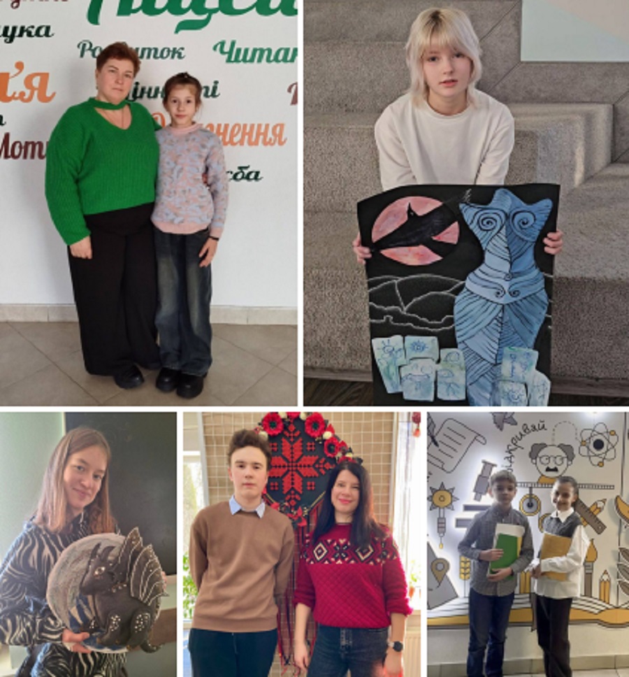 Юні митці з Бучанської громади — серед переможців конкурсу «Космічні фантазії»