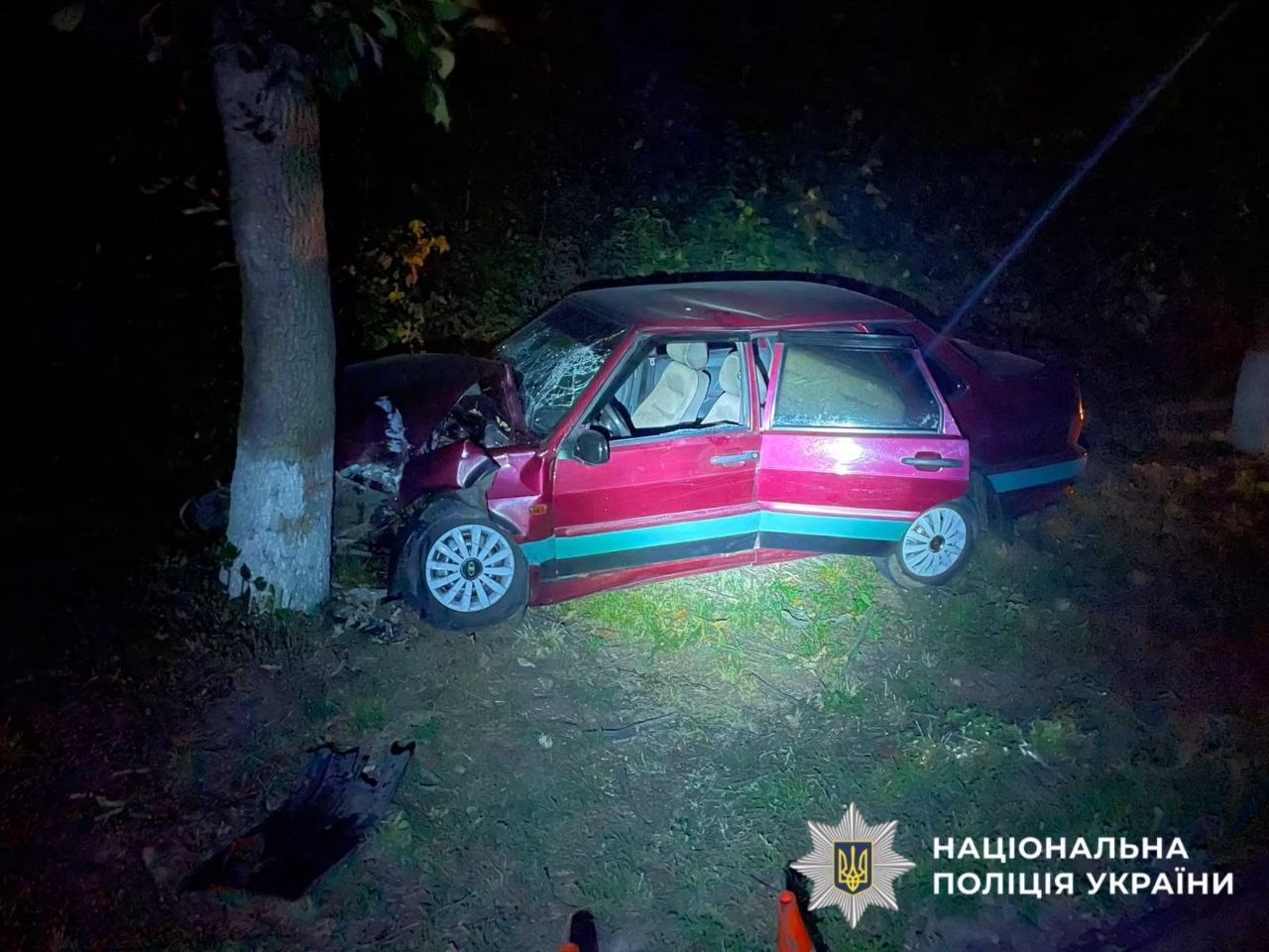 У Кагарлику нетверезий 54-річний кермувальник ВАЗ не впорався з керуванням