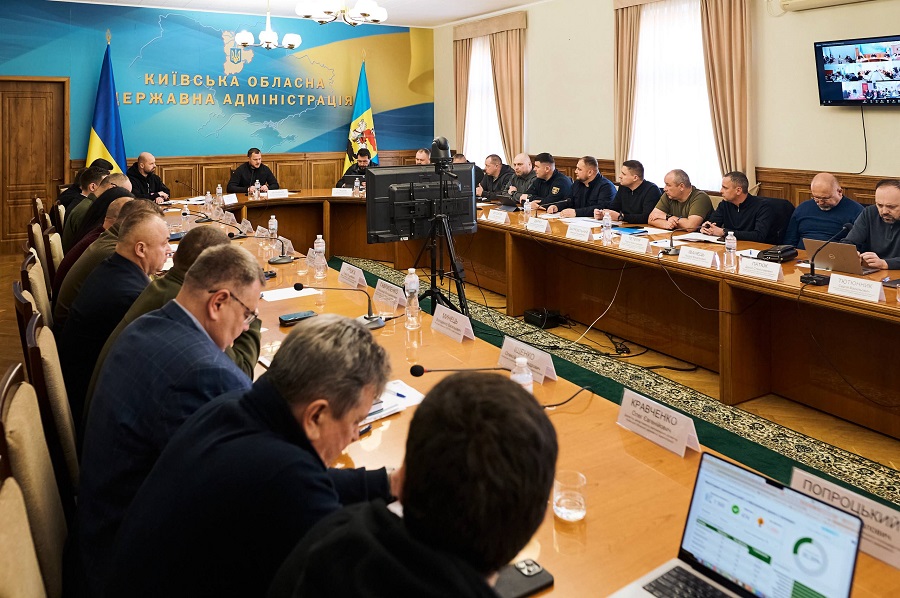 На Київщині відбулося засідання Ради оборони: обговорили безпеку, відбудову та підготовку до зими