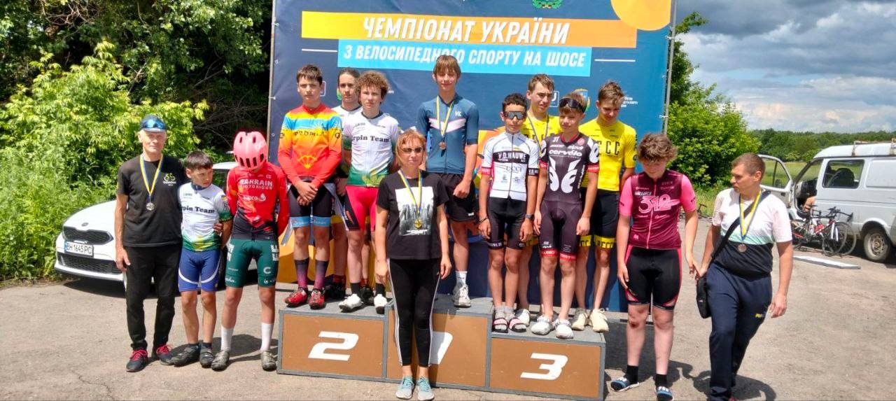 Ірпінські велогонщики повернулися з Чемпіонату України з медалями