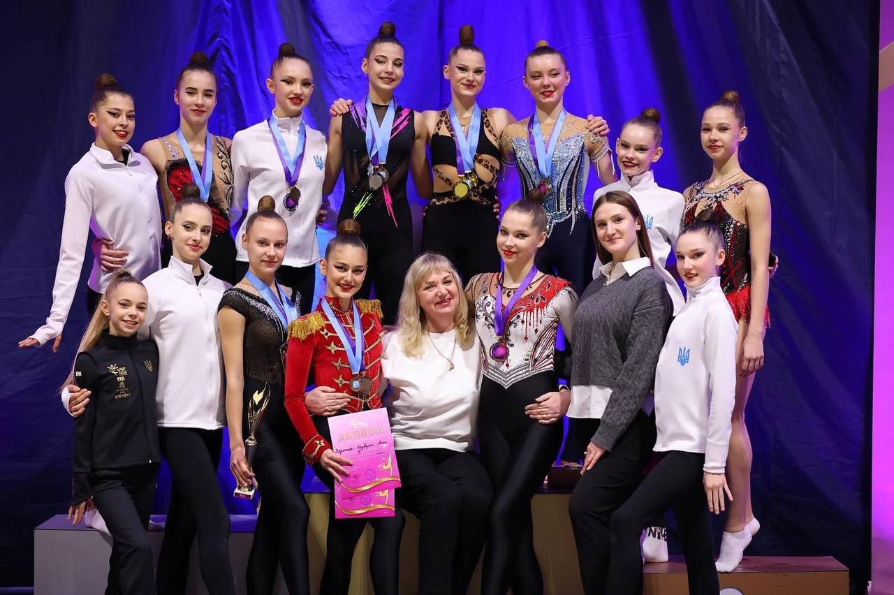 Гімнастки з Білої Церкви вибороли низку нагород на всеукраїнському турнірі Gelios Cup