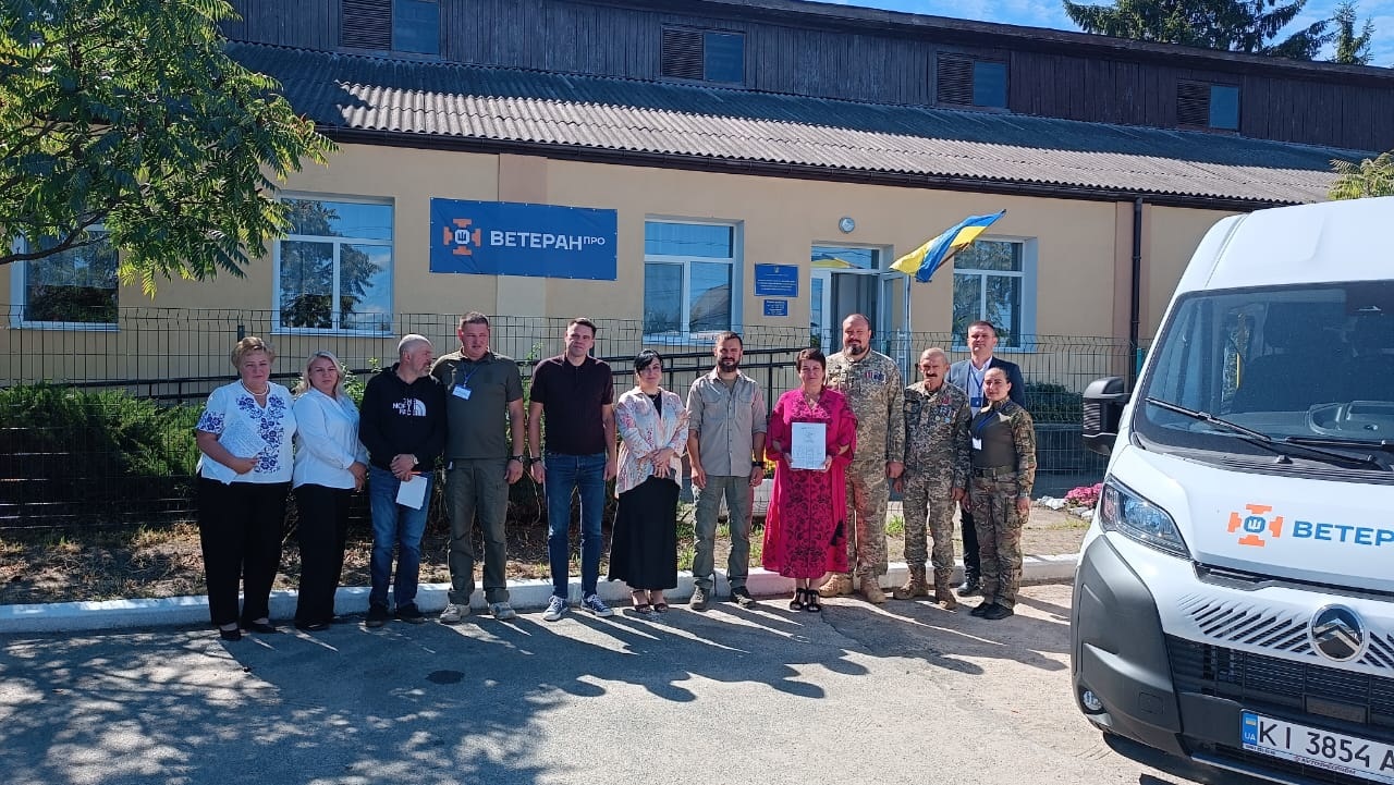 В Іванківській громаді відкрили 21-й ветеранський простір на Київщині