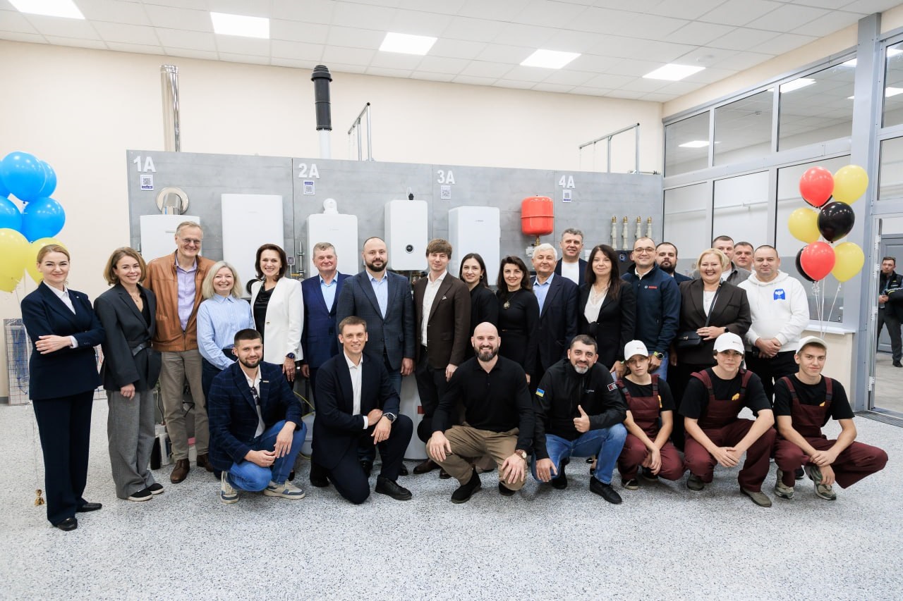 У Броварах відкрили третю в Україні Bosch Junior Academy для підготовки інсталяторів