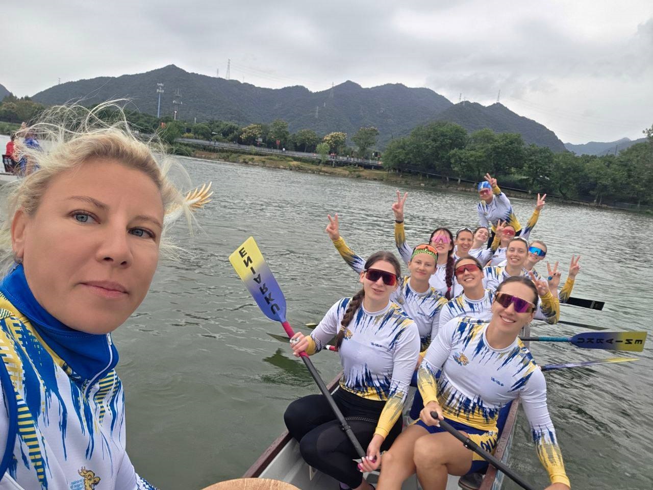 Фастівчанка здобула шість медалей на чемпіонаті світу з веслування на човнах «Дракон»