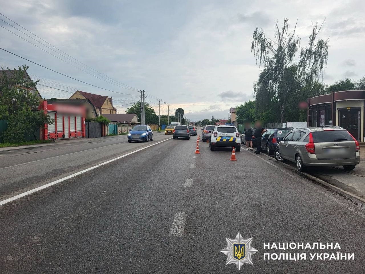 На Вишгородщині водій Mitsubishi збив жінку, яка перебігала дорогу