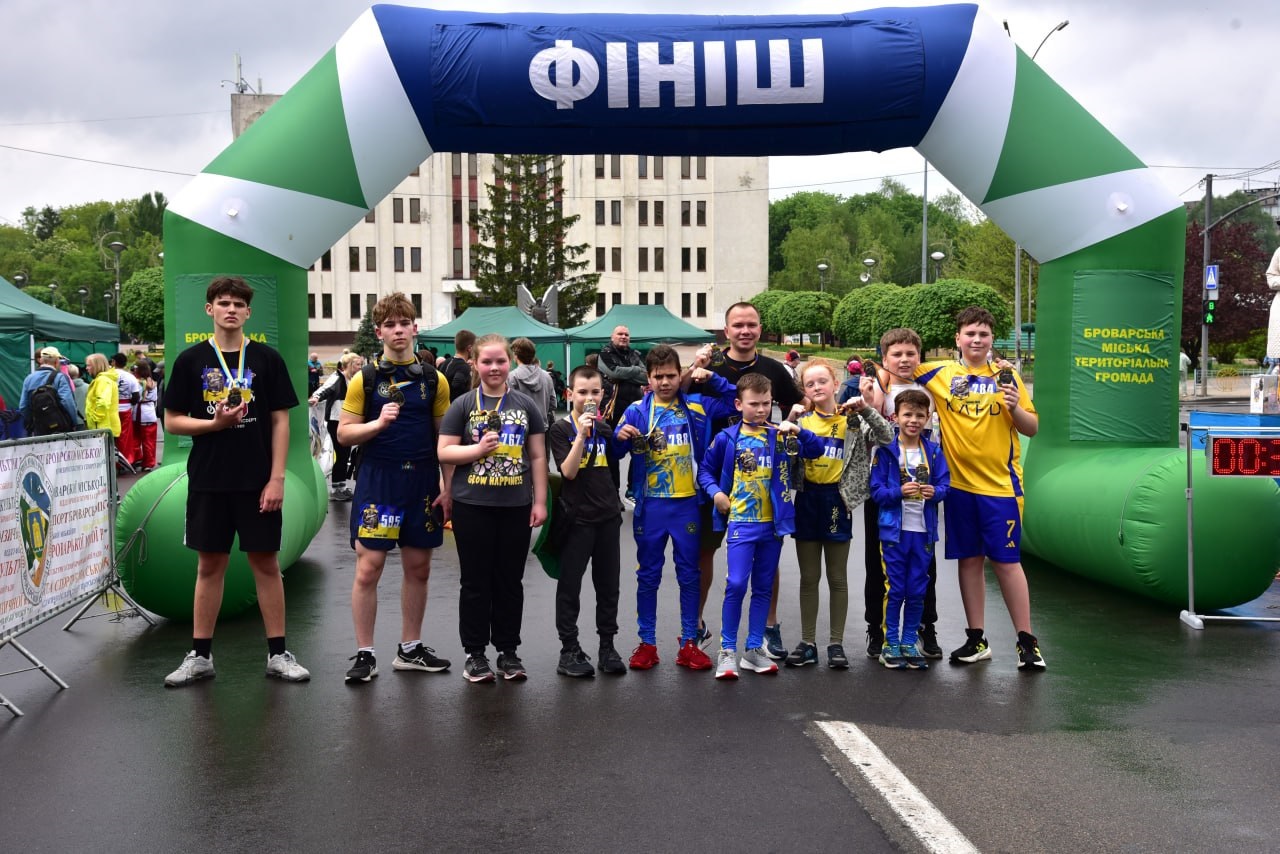 У Броварах провели благодійний забіг на підтримку полонених та зниклих безвісти (ФОТО, ВІДЕО)