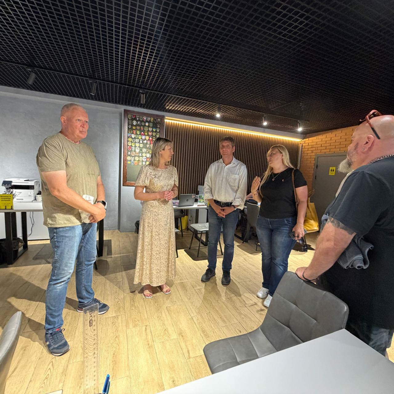 Ветеранський простір Ірпеня відвідала делегація з німецького міста-побратима Борна
