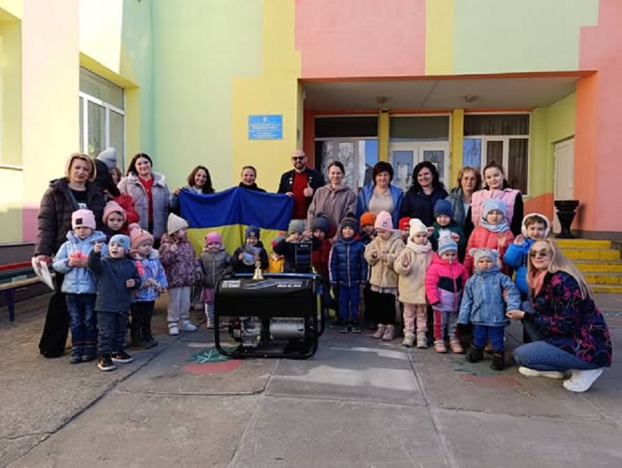 Дитячі садочки Ржищева отримали генератори та підтримку від ГО «Бальзак»