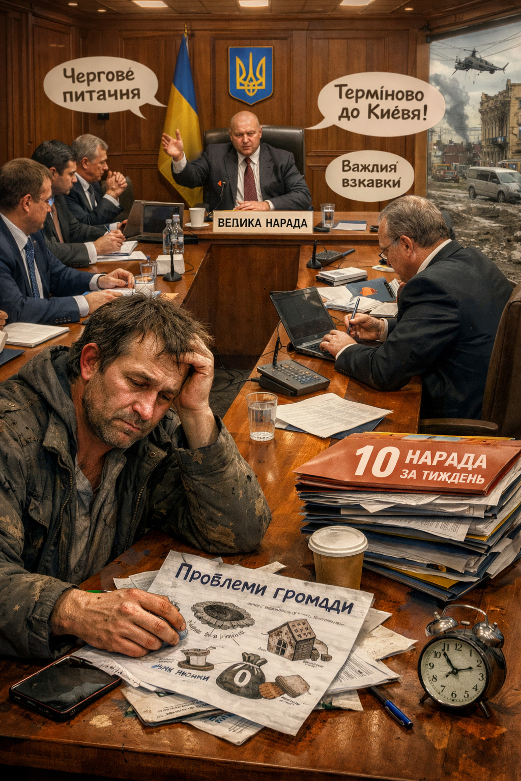 На Київщині керівництво постійно організовує наради