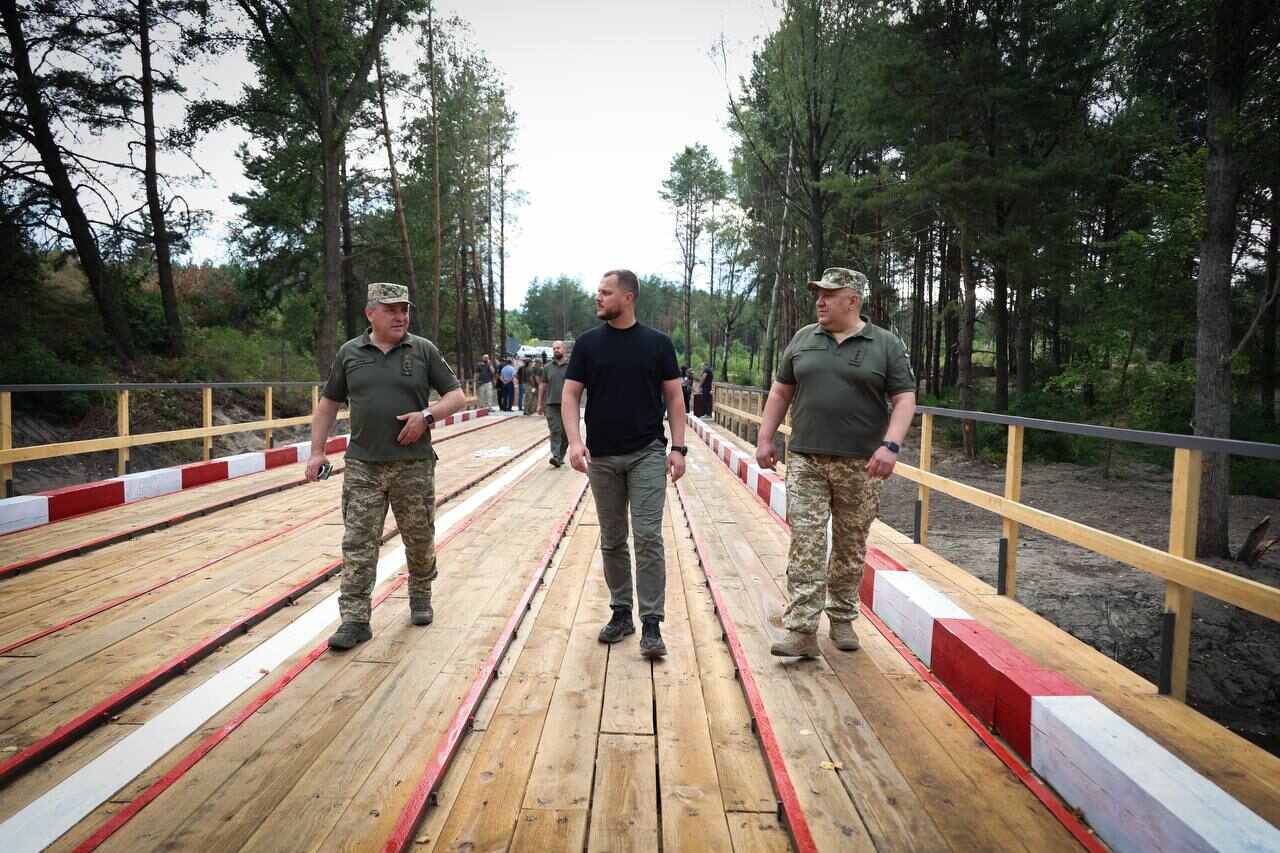 Микола Калашник проінспектував тимчасову переправу в селі Лебедівка (ФОТО)