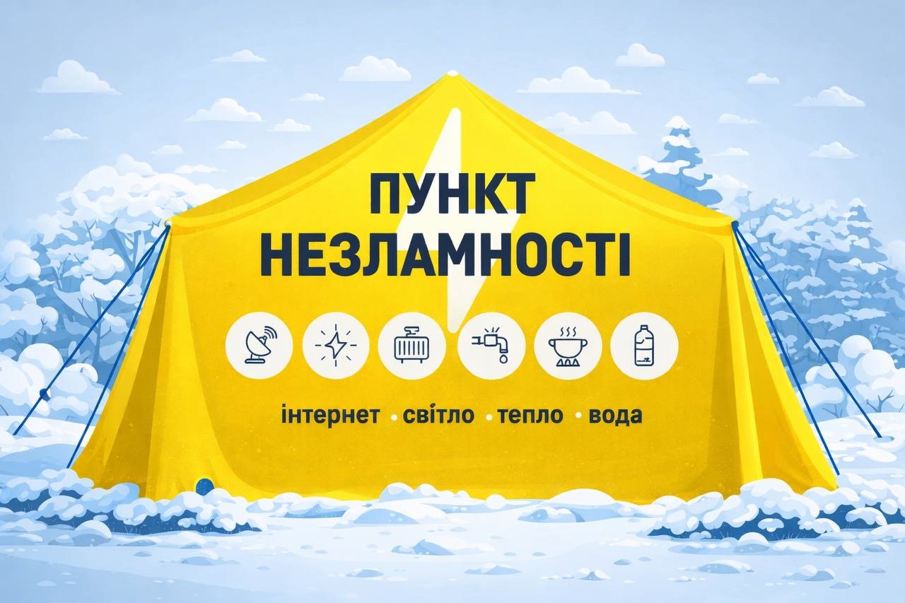 В Ірпінській громаді оновили перелік Пунктів Незламності та мобільних пунктів обігріву