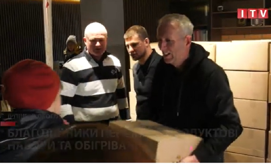 Ірпінські родини військових отримали гуманітарну допомогу від волонтерів з Нідерландів