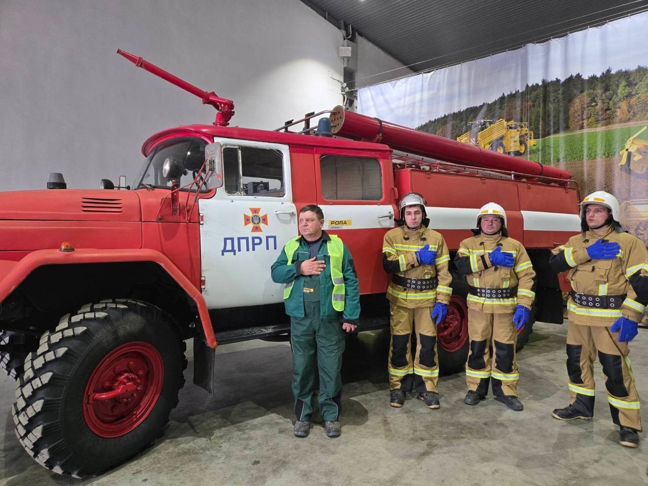 У Полковничому на Ставищенщині відкрили добровільну пожежну команду