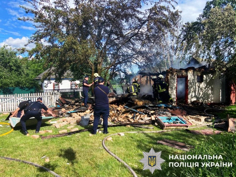 Вибух трьох газових балонів на Бориспільщині забрав життя 84-річного чоловіка