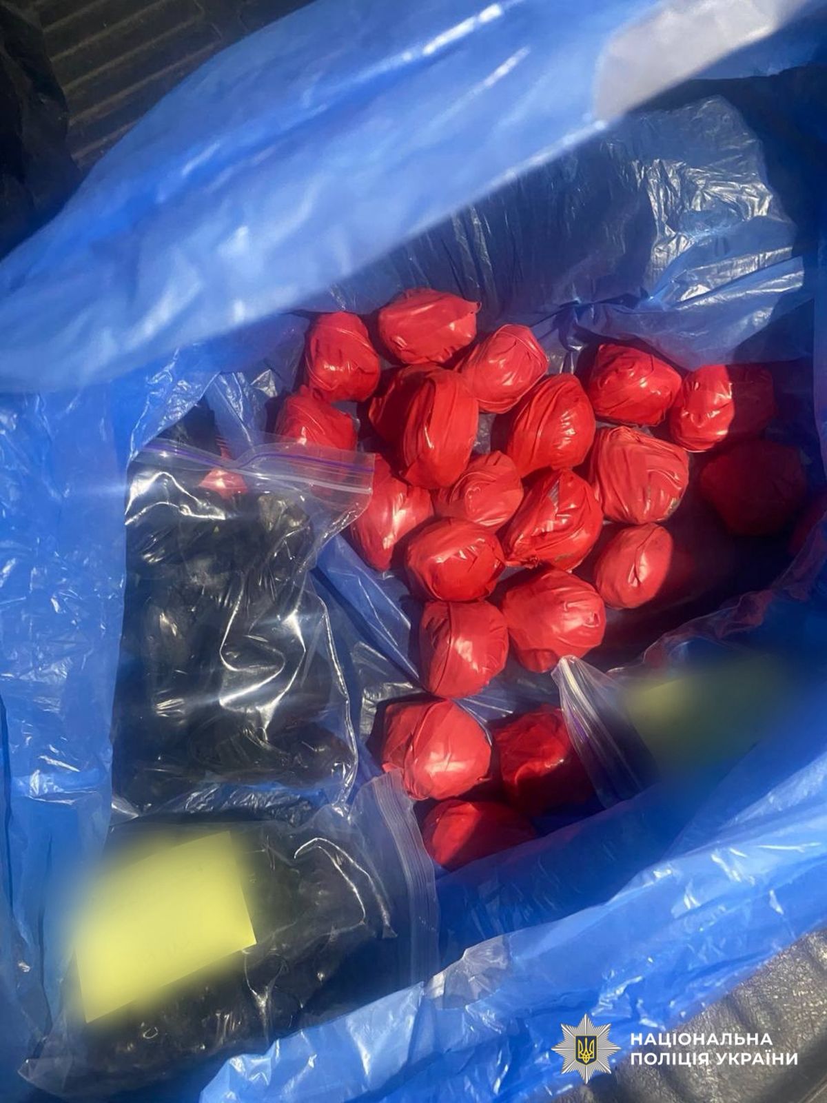 Поліція Київщини затримала чоловіка, що перевозив "закладки" з PVP та метамфетаміном