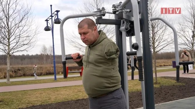 В Ірпені відкрили перший на Київщині інклюзивний спортивний майданчик (ВІДЕО)
