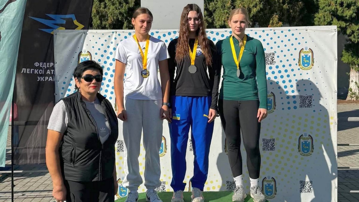 Олена Самолюк із Переяслава здобула два золота на чемпіонаті України з легкої атлетики