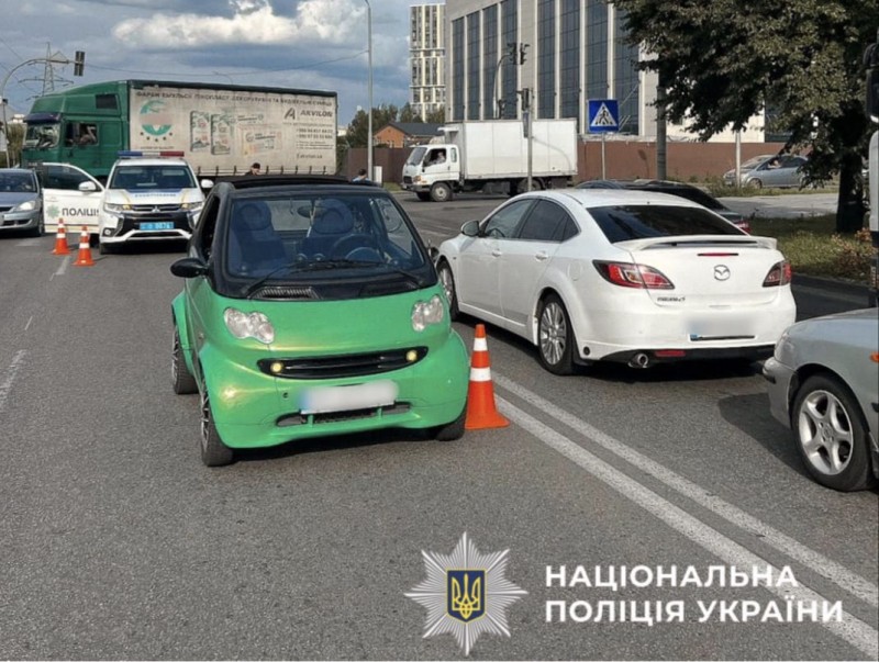 У ДТП у місті Вишневе травмувалась пішохідка