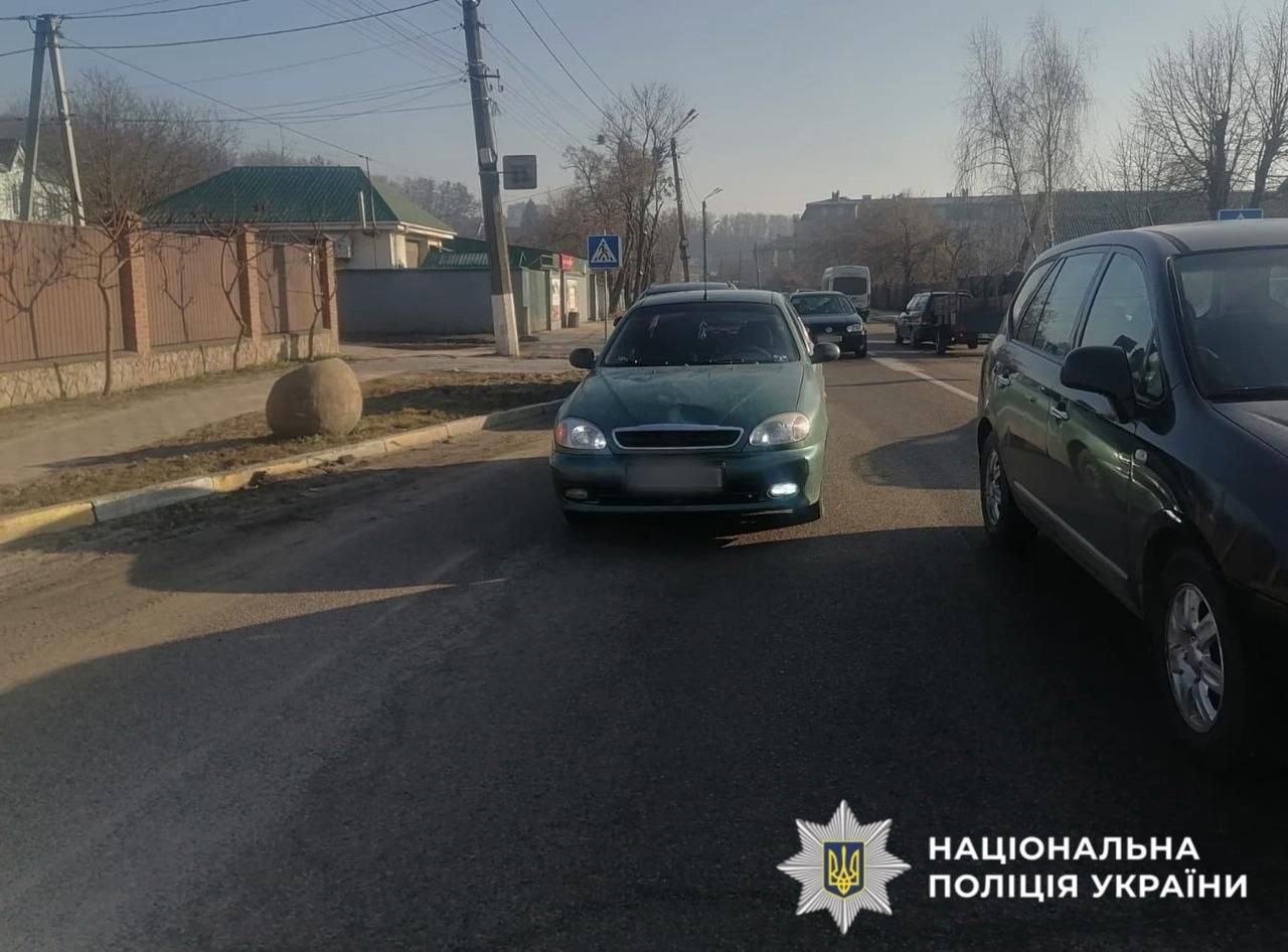 В Обухові травмувався 10-річний пішохід під час ДТП