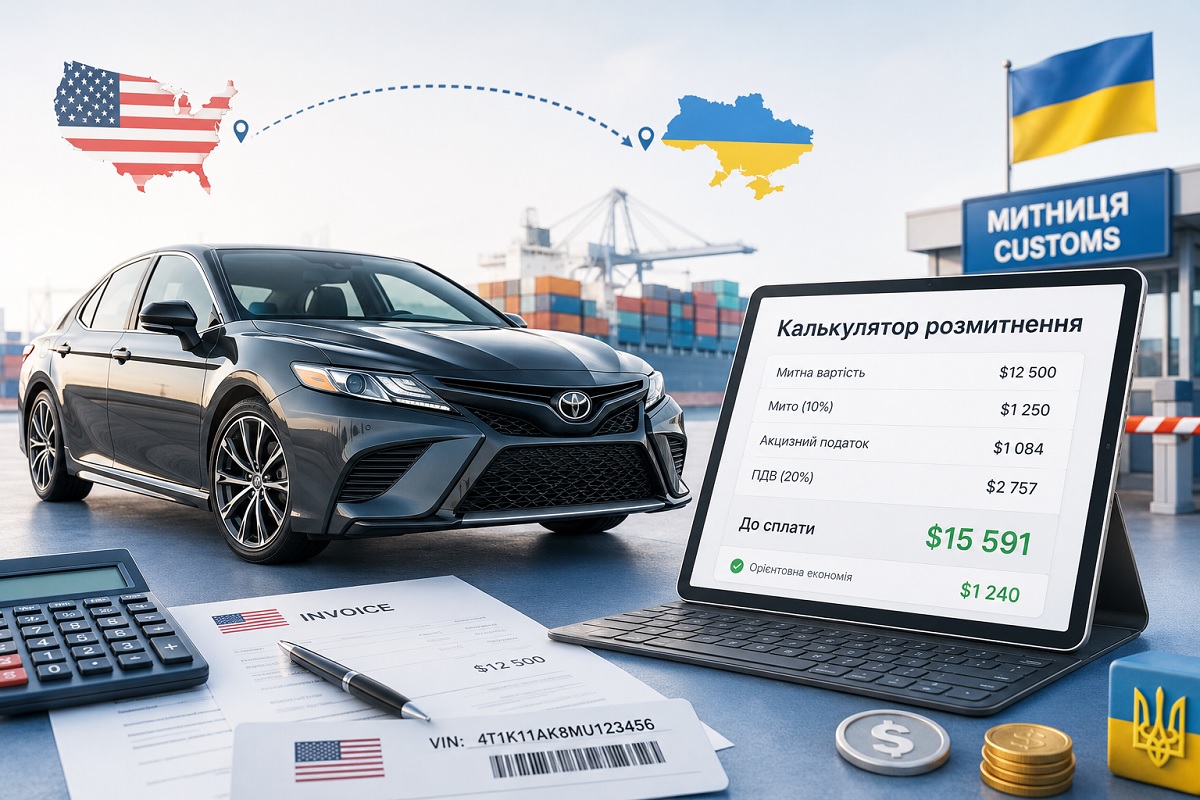 Чому калькулятор розмитнення є першим фільтром при виборі авто зі США
