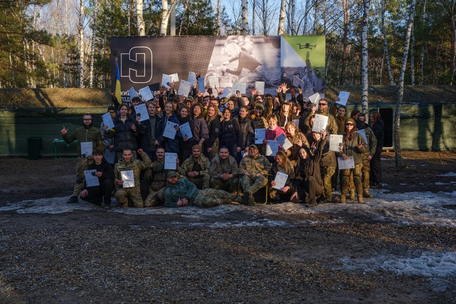 У Київській області завершився 12-й базовий курс підготовки до національного спротиву